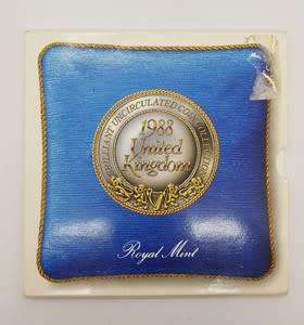 1988 United Kingdom Uncirculated Coin Set as per photo