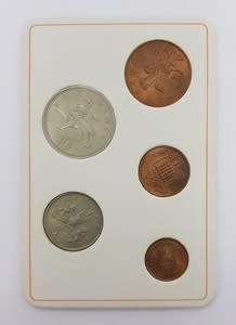 Britain`s First Decimal Coins as per photo