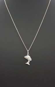 925 Sterling Silver Egyption Pendant and Chain weight 2.7g as per photo