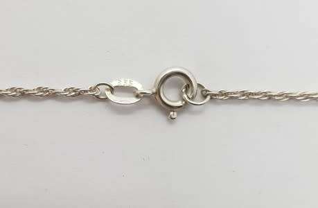 835 European Silver Art Nouveau Period Necklace weight 6.4g as per photo