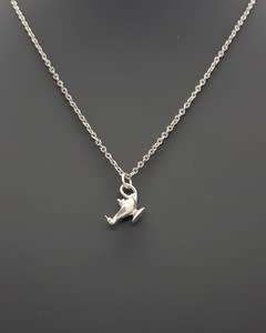 925 Sterling Silver Vintage Lantern Pendant and Chain weight 4.3g as per photo