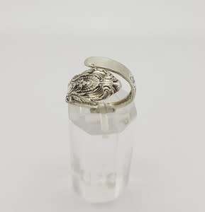 925 Sterling Silver Snake Ring weight 2.6g as per photo