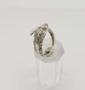 925 Sterling Silver Snake Ring weight 2.6g as per photo