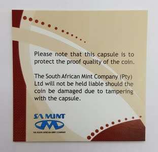2011 SA Bi-Metal R5 Coin In Box  as per photo