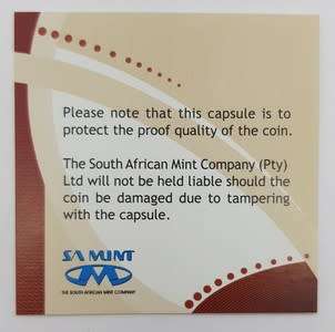 2010 SA Fifa World Cup Silver R2 Commerative Coin in box as per photo