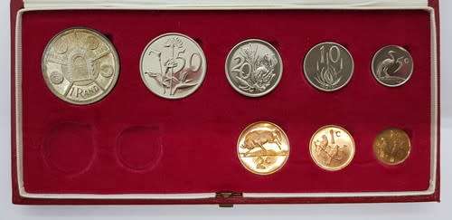 1974 SA Short Proof Set as per photo