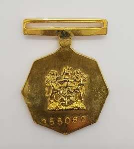 SADF Pro Patria Medal #358082 fixed type no ribbon as per photo