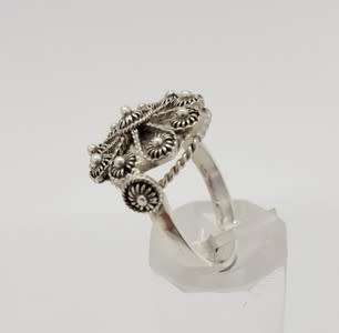 Vintage 950 Silver Ring weight 3.43g as per photo