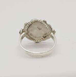 Vintage 950 Silver Ring weight 3.43g as per photo