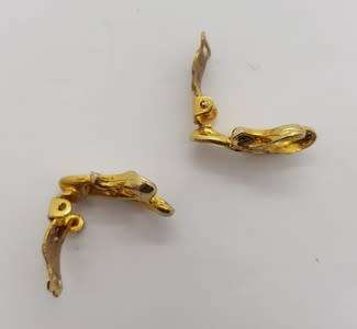 Vintage Pair of Costume Jewelry Clip-On Earrings as per photo
