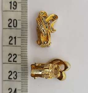 Vintage Pair of Costume Jewelry Clip-On Earrings as per photo