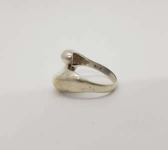 925 Sterling Silver Ring weight 4.9g size N as per photo