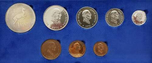 1976 South Africa Proof Set asper photo