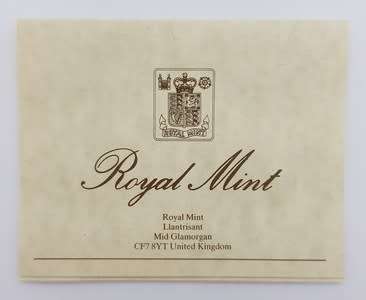 1989 2 Pound Silver Piedfort 2-Coin Set as per photo
