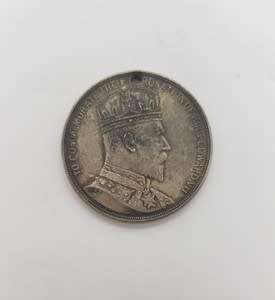 SA Colony of Natal 1902 King Edward VII Coronation Silver Medallion as per photo