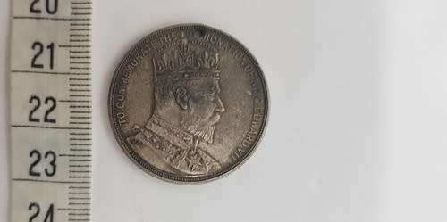 SA Colony of Natal 1902 King Edward VII Coronation Silver Medallion as per photo