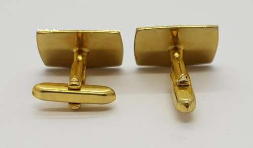 Vintage Gold Plated Cufflinks as per photo