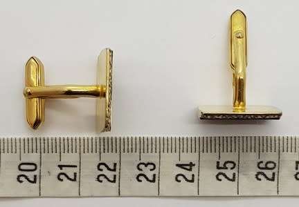 Vintage Gold Plated Cufflinks as per photo