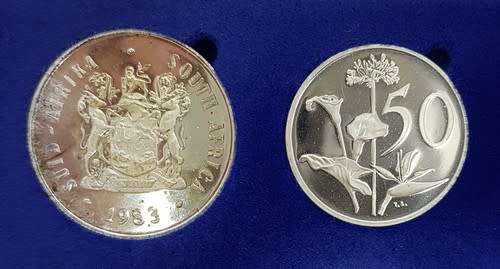 1983 South Africa Proof Set as per photo