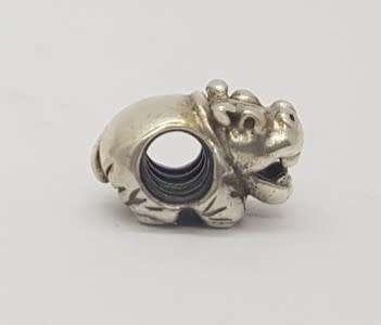 Original Pandora Sterling Silver Hippo Charm as per photo