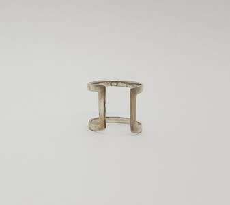 925 Sterling Silver Ring weight 2.1g size N as per photo