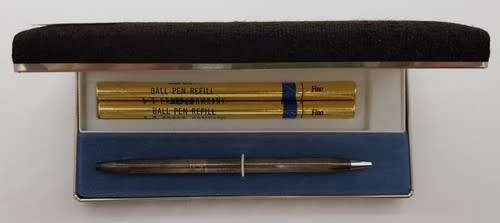 Vintage Sterling Silver Cross Slender Ladies Ballpoint Pen as per photo