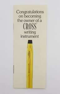 Vintage Sterling Silver Cross Slender Ladies Ballpoint Pen as per photo