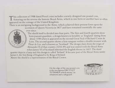 1992 Royal Mint United Kingdom Proof Set as per photo