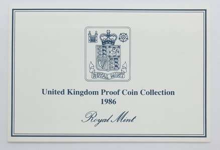 1986 Royal Mint United Kingdom Proof Set as per photo