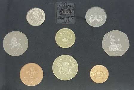 1986 Royal Mint United Kingdom Proof Set as per photo
