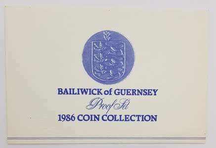 1986 Royal Mint Guernsey Proof Set as per photo