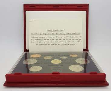 1998 Royal Mint United Kingdom Proof Set - Prince Charles 50th Birthday as per photo