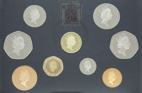 1998 Royal Mint United Kingdom Proof Set - Prince Charles 50th Birthday as per photo