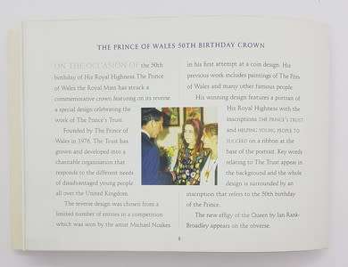 1998 Royal Mint United Kingdom Proof Set - Prince Charles 50th Birthday as per photo
