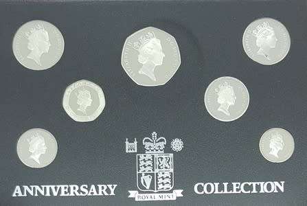 1996 Royal Mint United Kingdom Proof Set- 25th anni if Decimanisation as per photo