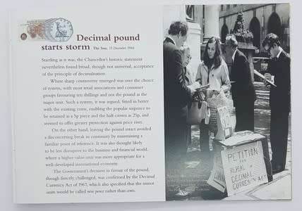 1996 Royal Mint United Kingdom Proof Set- 25th anni if Decimanisation as per photo