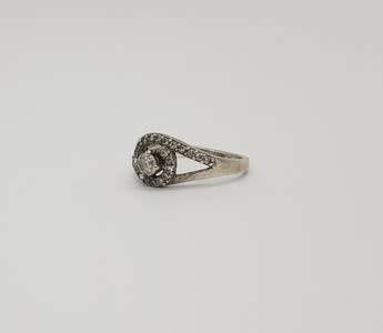 925 Sterling Silver Ring Size N Weight 2.3g as per photo