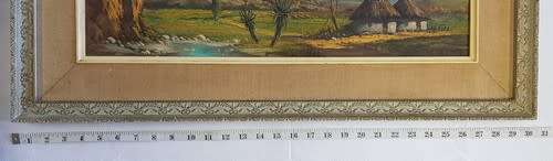 J.L. Faure painting, 74cm x 39cm as per photo