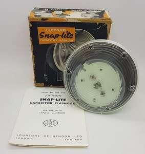 Johnson snap-lite capacitor flashgun as per photo