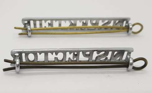 Pair of Post Office Inspector name badges - as per scan