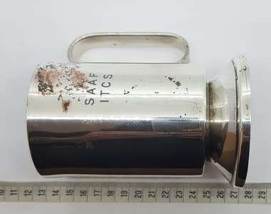 South African Airforce mug with SAAF ITCS inscription - as per photo