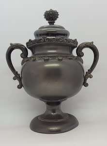 Simpson Hall Miller and co silver-plated urn PRICE REDUCED