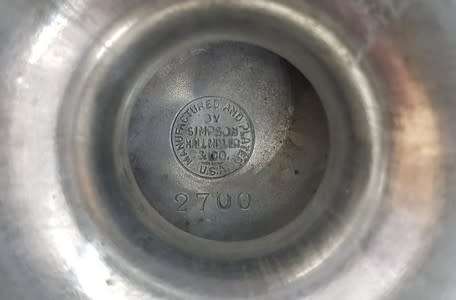 Simpson Hall Miller and co silver-plated urn PRICE REDUCED