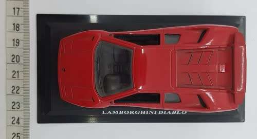 delPrado 1993 Lamborghini Diablo model car, missing both mirrors as per photo