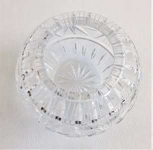 WWII Czechkoslovakian 8 point star crystal bowl as per photo