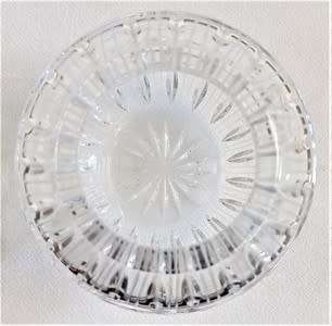 WWII Czechkoslovakian 8 point star crystal bowl as per photo