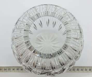 WWII Czechkoslovakian 8 point star crystal bowl as per photo