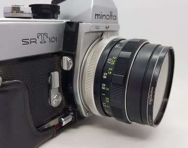 Minolta camera with 1:1.7 f lens as per photo