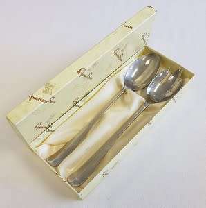 Silverplated salad spoons from American Swiss as per photo