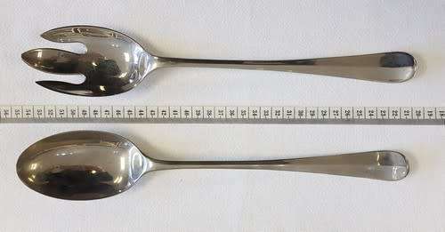 Silverplated salad spoons from American Swiss as per photo